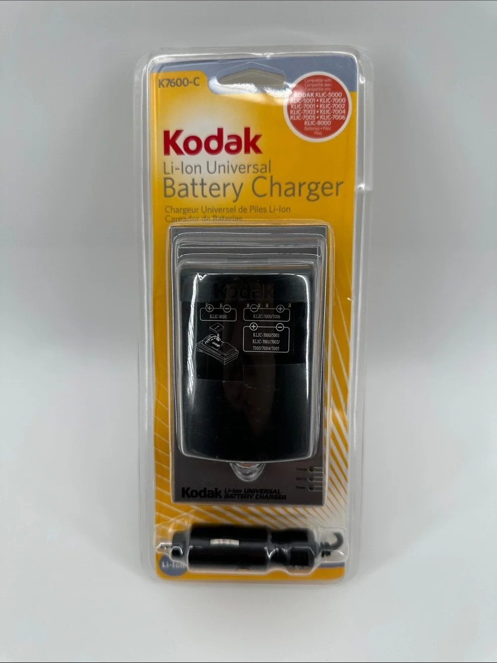 Kodak Battery Charger Kit K7600-C Li-lon Universal VTG Tech Y2K Travel Charger